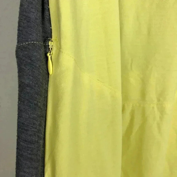 Title Nine Sleeveless Speed Racer Athletic Dress Yellow Gray Small - Picture 5 of 5